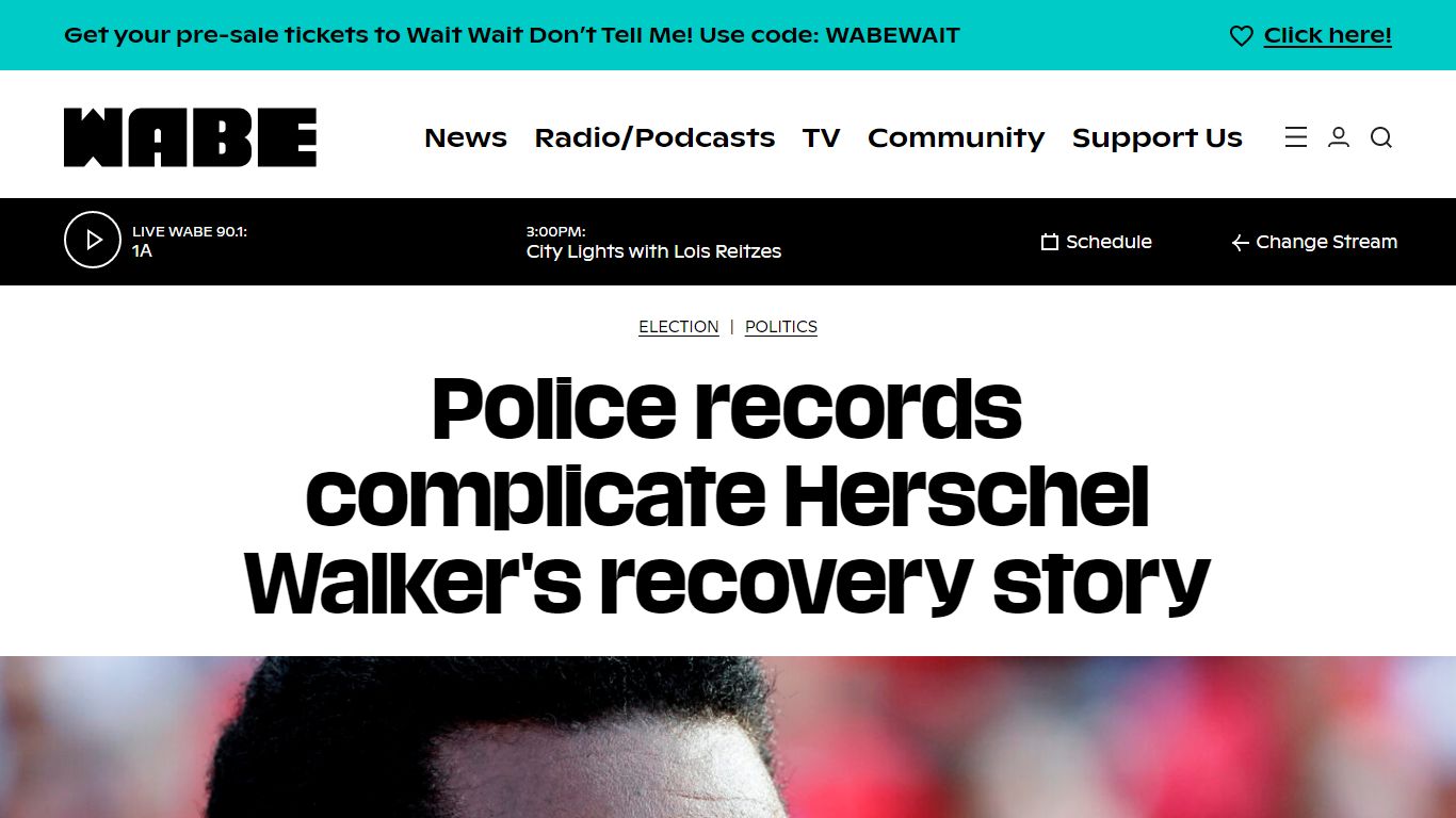 Police records complicate Herschel Walker's recovery story