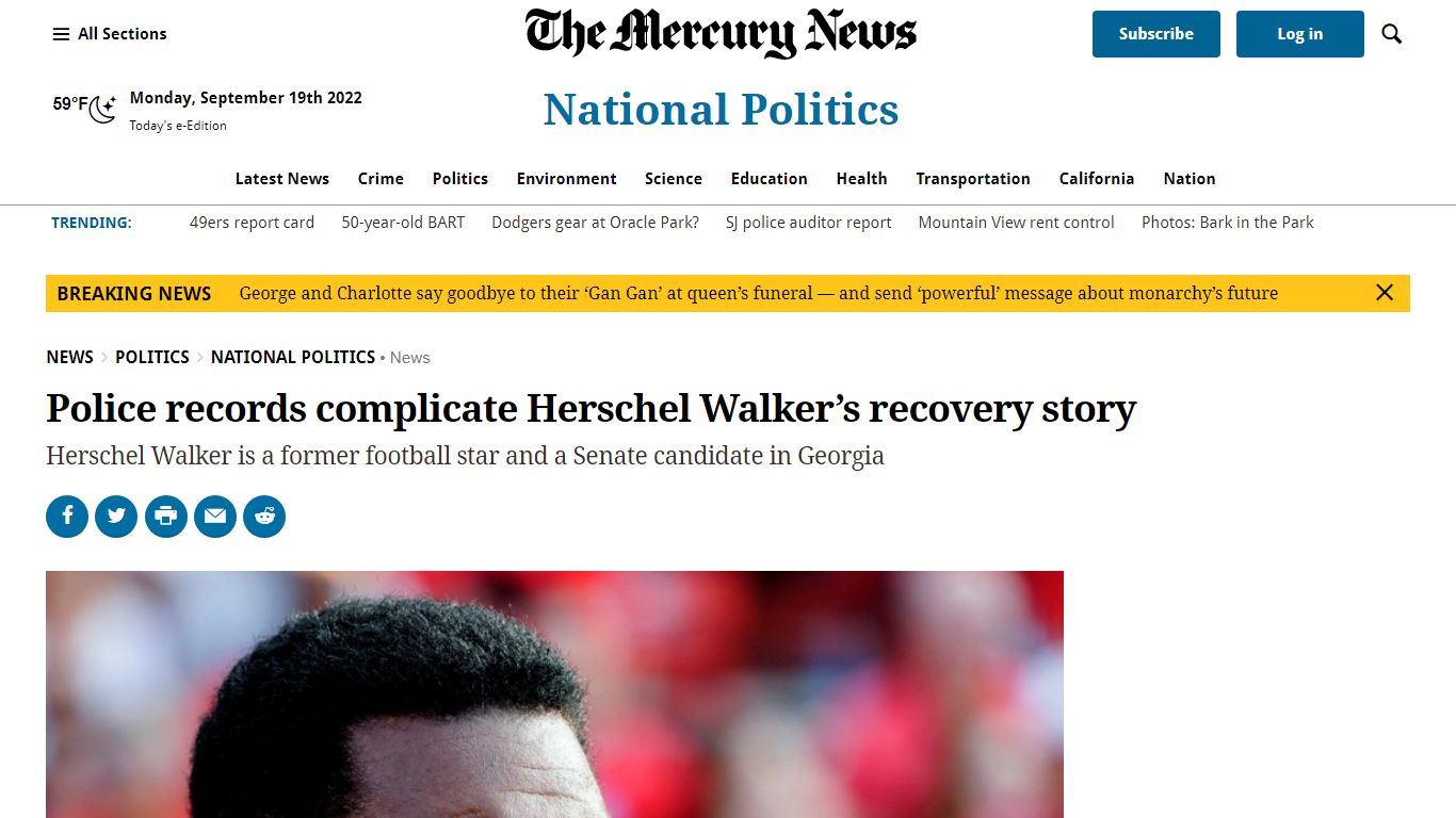 Police records complicate Herschel Walker’s recovery story